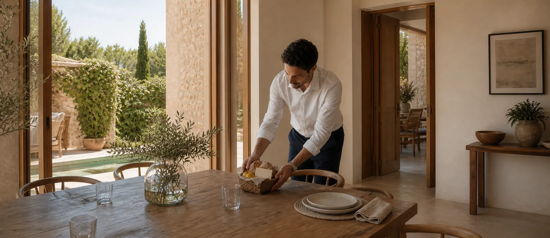 A home prepared to the owners’ own preferences ahead of their arrival